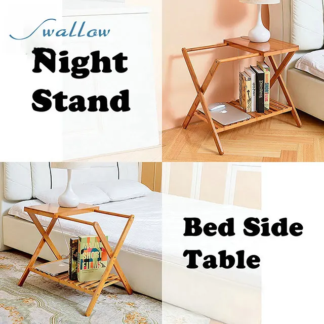 Multifunction Bamboo Folding Hotel Luggage Rack With A Lower Shelf Buy from