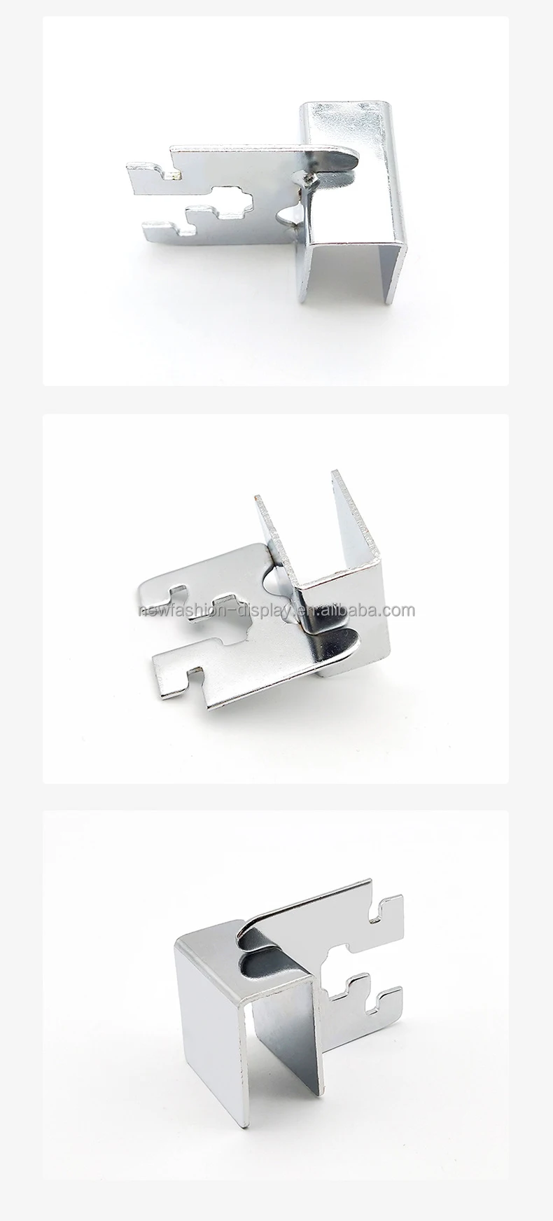 Factory wholesale Chrome Metal Support Wood And Glass Board Metal Shelf Support Knife Shelf Bracket