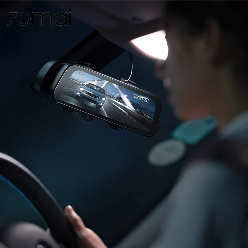 
Original 70mai 1600P 140 Degree Wide Angle ADAS Rearview Mirror Dash Cam D04 
