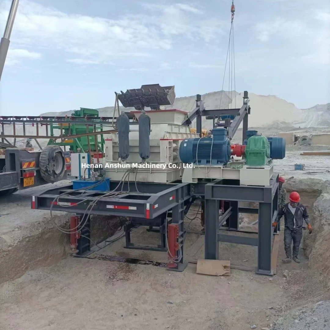 High Capacity 2PGY600x800 Double Roller Crusher 30-70 T/h, 5TPH, 60-125TPH for Rock, Stone, and Sand Making