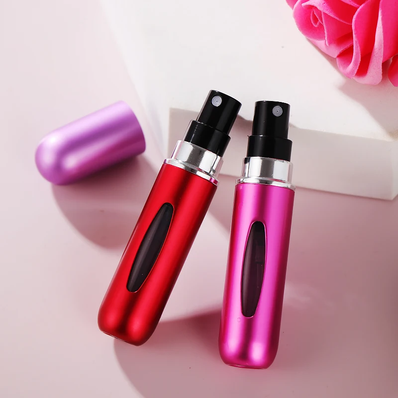 stock2023 wholesales supplier 5ML mini portable travel atomizer bottle refillable bottom filling spray perfume bottle