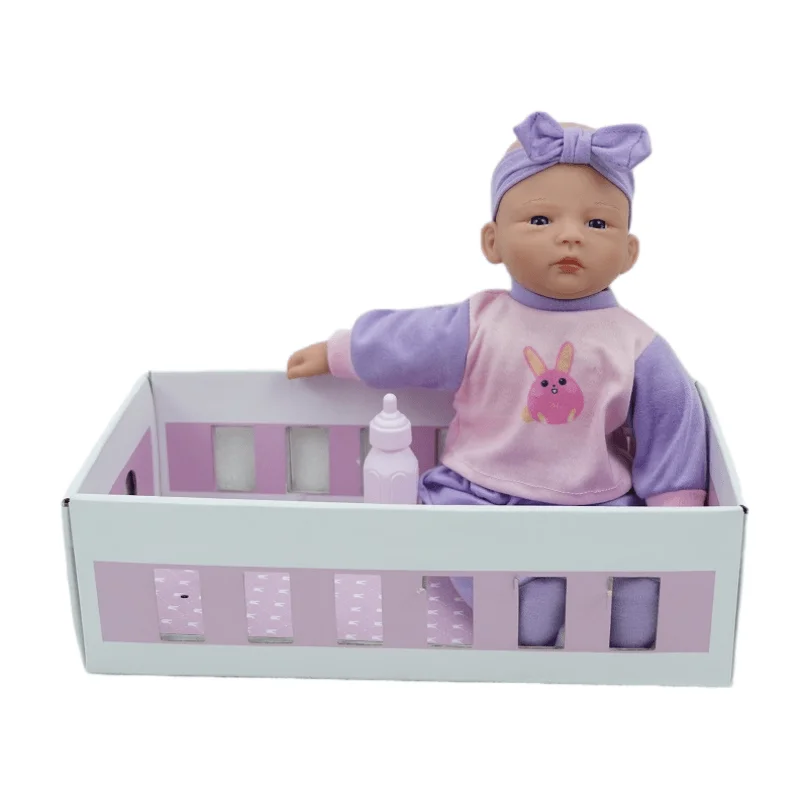 12 inch Elaborately Handcrafted Collectible Non Toxic Material Real Life Baby Girl Dolls For Girls Nuturing Play