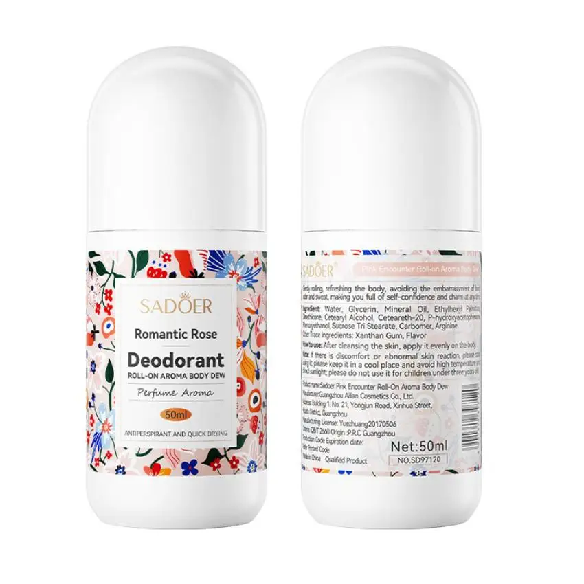 Blue Wind Chimes Natural Fragrance Private Label Custom Logo Low MOQ OEM Deodorant and Antiperspirant Roll-on