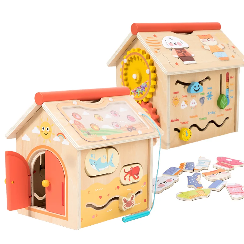 Многофункциональная деревянная игрушка 13 в 1