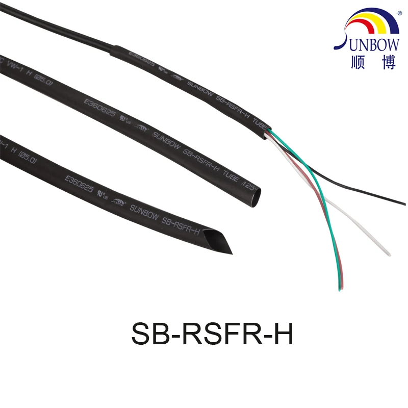 Factory wholesale PE electric wire insulation sleeve flexible halogen free heat shrinkable tubing heat shrink tube