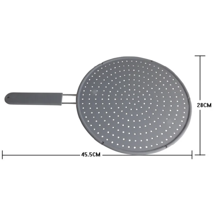 Силиконовый защитный экран от брызг с ручкой многофункциональная практичная кухонная сковорода для приготовления пищи масляная крышка кастрюли