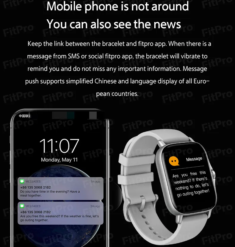 2024 Wholesale fitpro smart watch Y13 cheap price heart rate BT call fitness tracker sport android watches smart touch screen