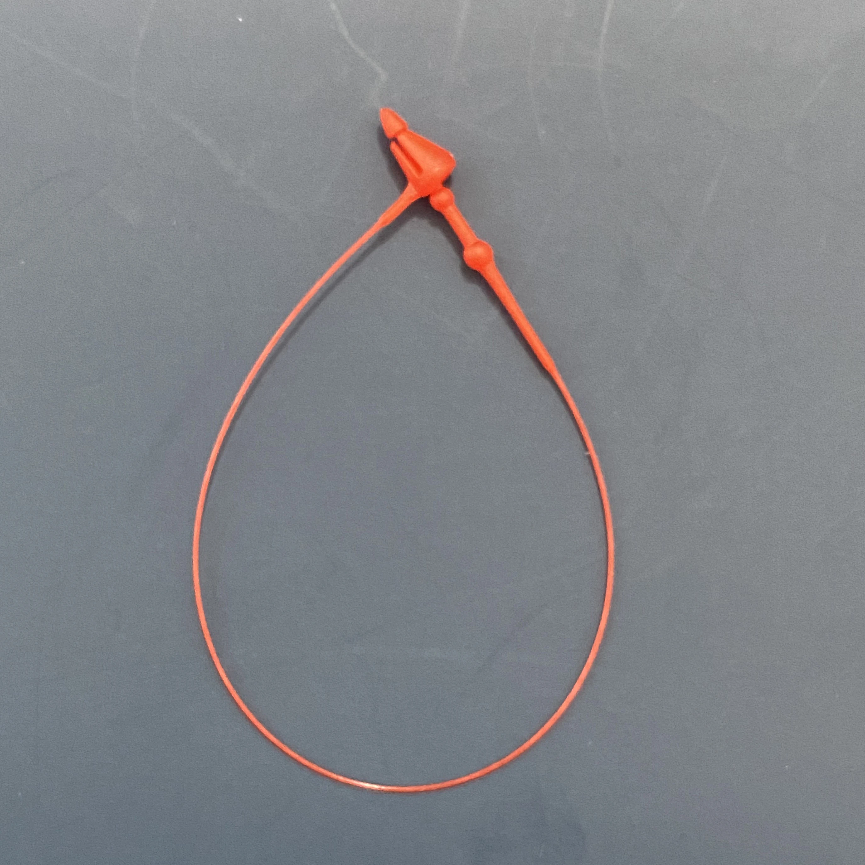 Factory Wholesale 5 inch Red Plastic Tag Security Pins Loop Security PP Loop Pin lock tie