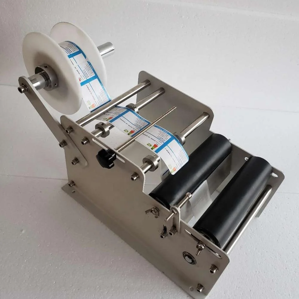 
YTK-L100 manual labeling machine round bottle labeling machine 