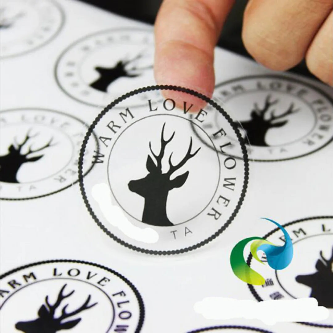 UV Coating Private Company Logo Printing Custom Scale Sticker Label