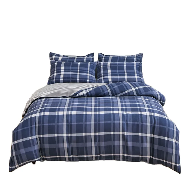 
wholesale thickened cotton 4-piece set of new spring and summer all-cotton bed sheets and quilts three-piece set of bedding 