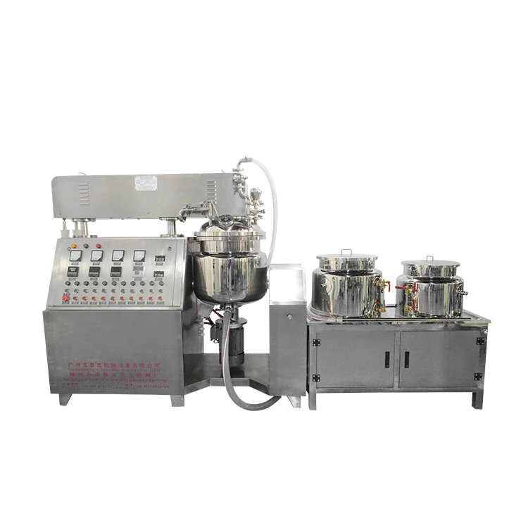 High quality electric heating emulsifiers good quality emulsifying machine vacuum emulsigying mixer with propeller