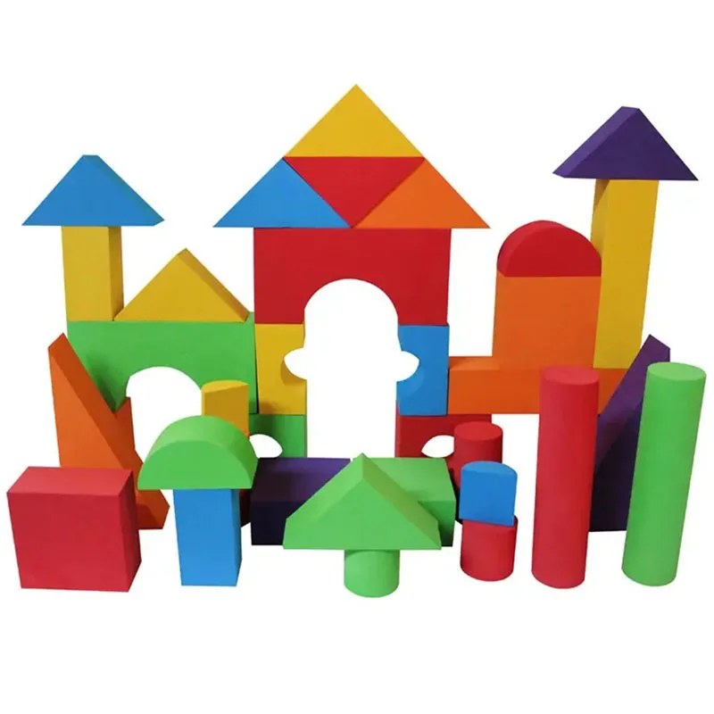 Hot Selling Best EVA Foam Baby Building Blocks Preschool Construction Toys Kids Indoor Play Equipment