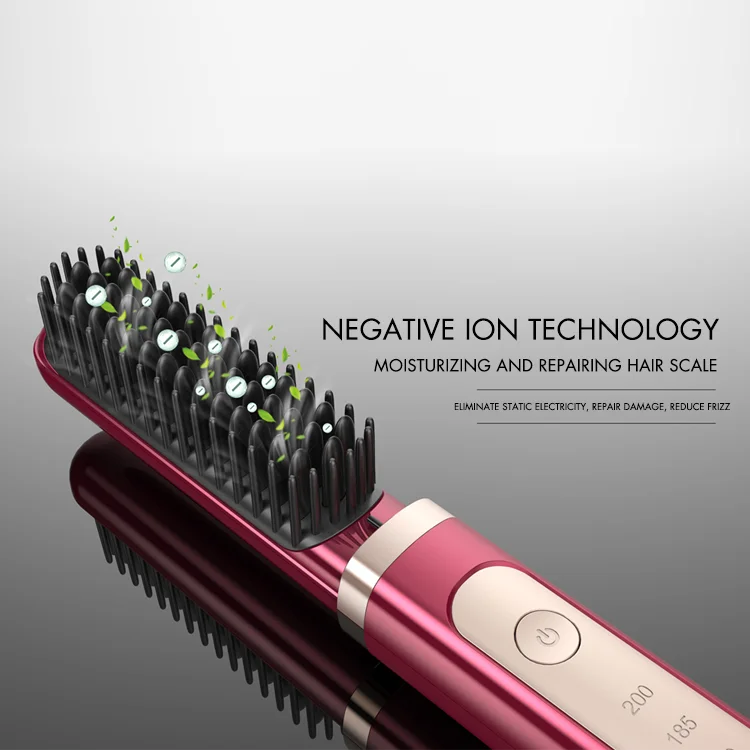 Оптовая продажа новая модная многофункциональная расческа для выпрямления волос для женщин