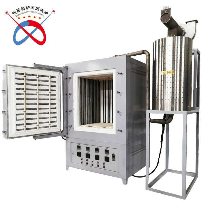 Metal forging degreasing treatment and heat treatment electric Degreasing furnace