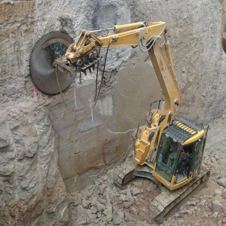 High quality mountain rock sawing machine large rock saw