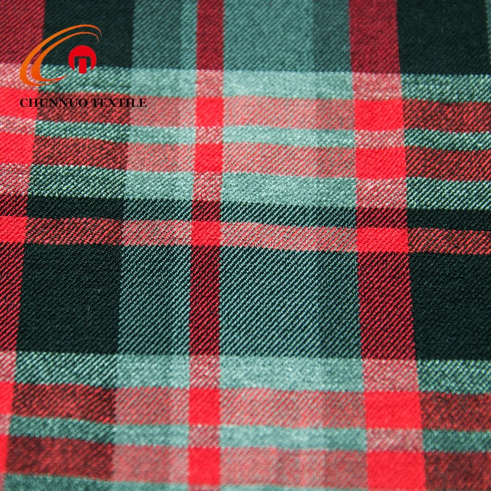 Chunnuo Wholesale  TR Spandex Yarn dyed 72%T19%R3%SP check style Woven Suit  fabric
