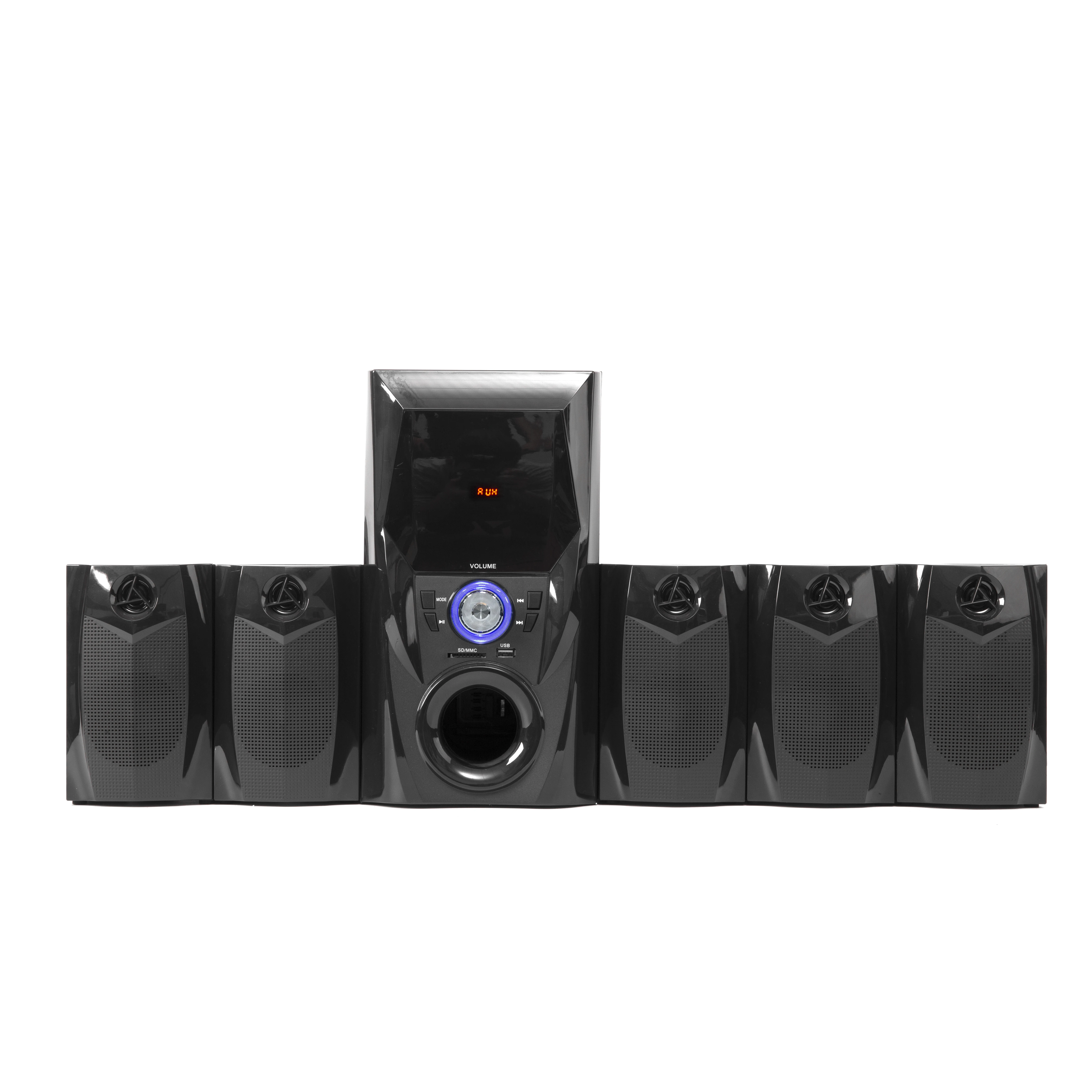Classical Fashionable Home Theater Surround Sound System 5.1Ch Multimedia Speakers