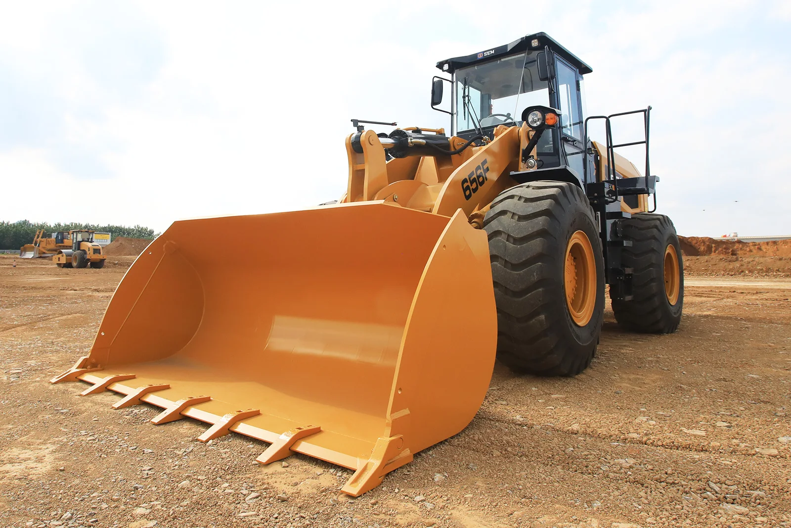 Front loader SEM656F SEM655D SEM656D Payloader  5Ton wheel loader for engineering construction