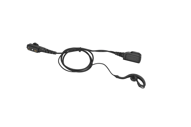 RISENKE AC81 two way radio, transparent container plastic air cylinder security headset for sepura