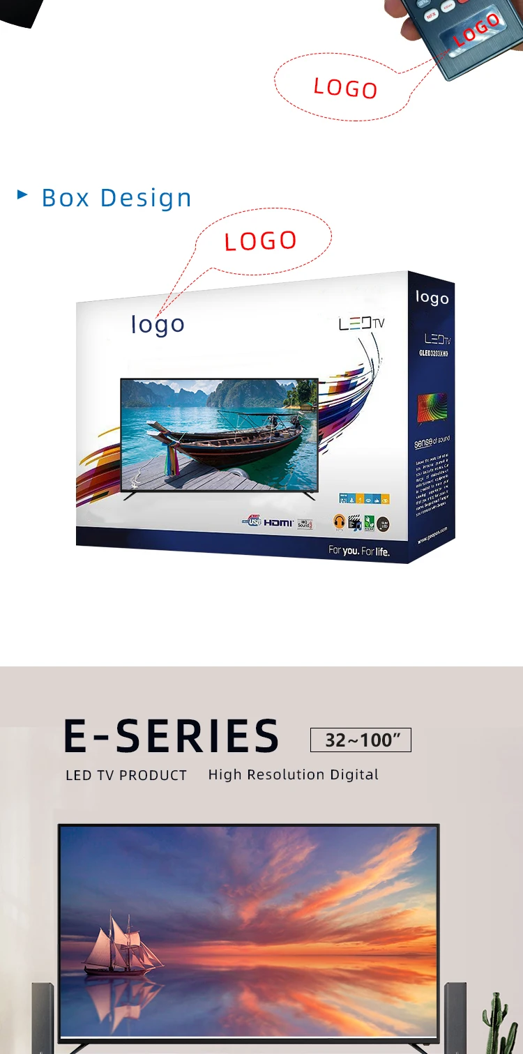 Brand new smart tv 4k uhd hd large screen television 4k smart tv 65 inch led