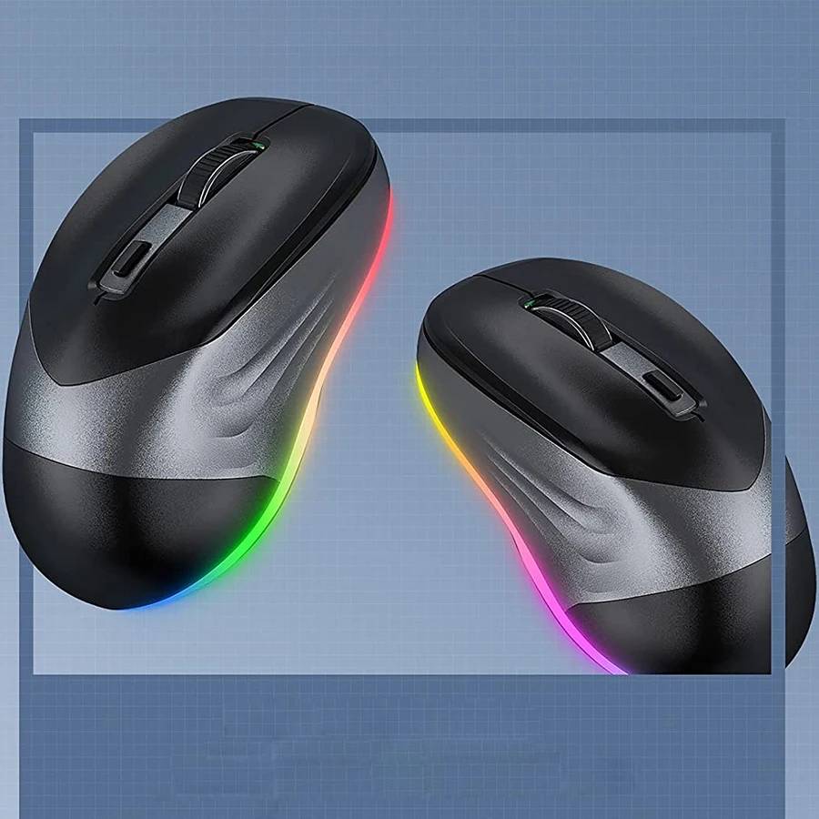 Перезаряжаемая светодиодная мышь Mover Undetectable, случайный механизм с кнопкой вкл/выкл, сохраняет компьютер в сознании, беспроводная мышь Mover jigler