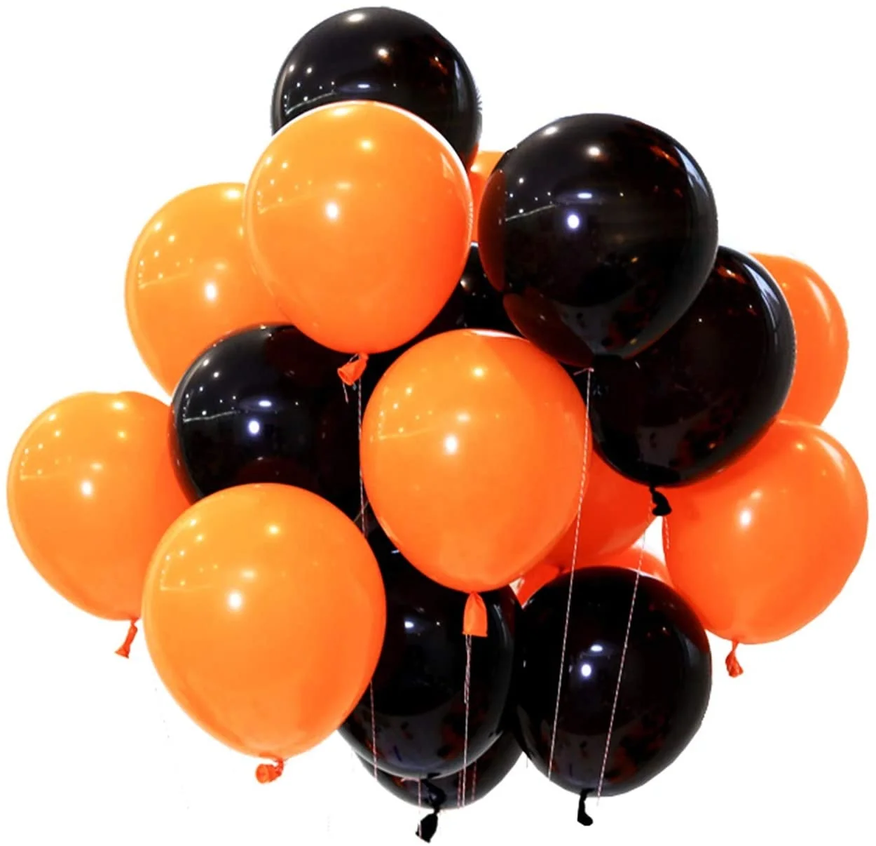 Newest Sale Happy Halloween Balloon Black Orange Latex Helium Ballons Party Decorations Set