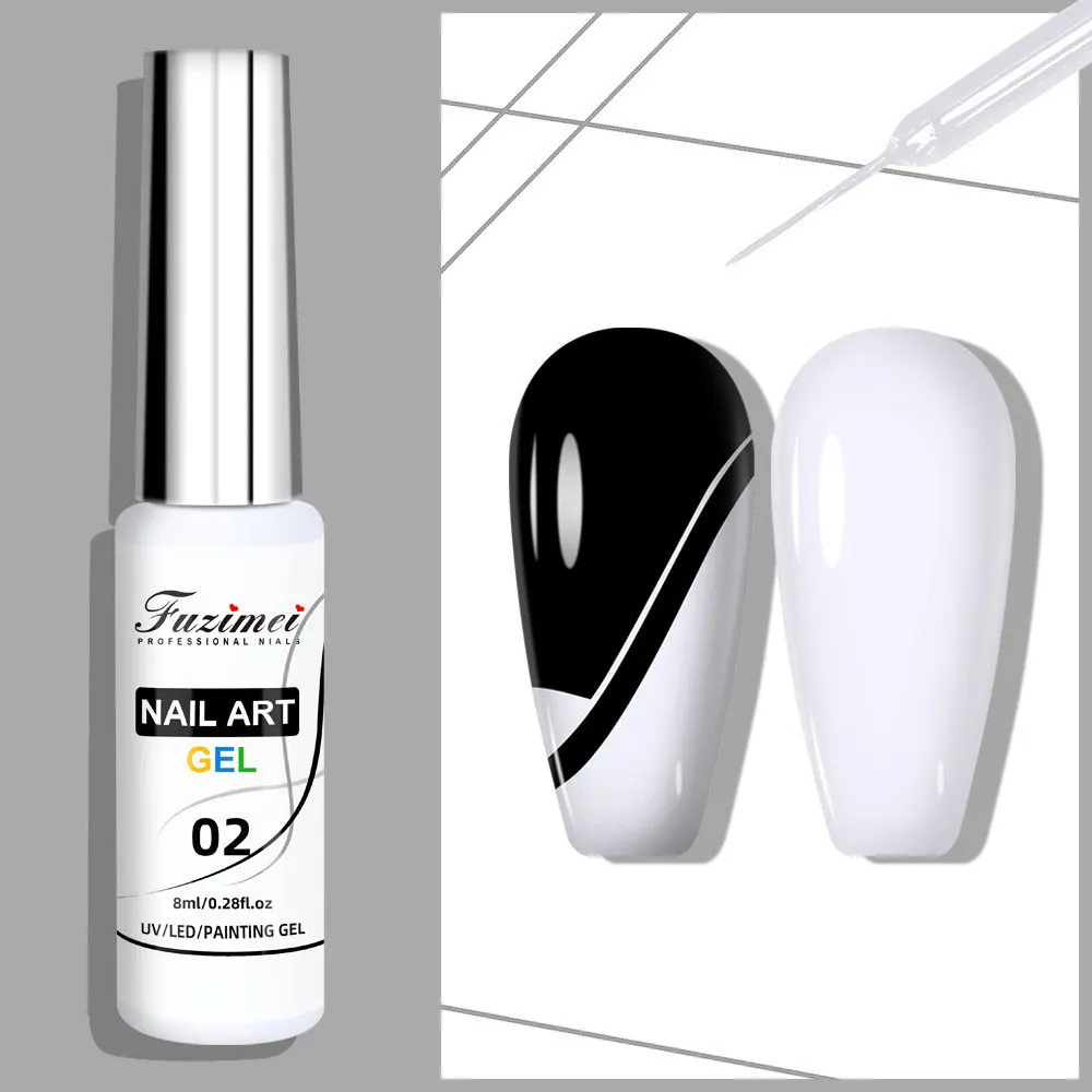 12 Color Optional Phototherapy Gel Set Nail Color Drawing Line Nail Polish High Density Flower Solid Color Line Gel Nail Polish
