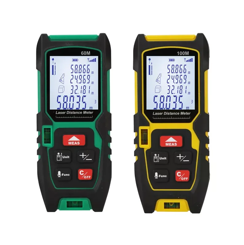 Low price Laser Distance Meter 60M ruler Laser Rangefinder Range Finder Digital Laser Tape Measure Area/volume M/Ft/in Tool