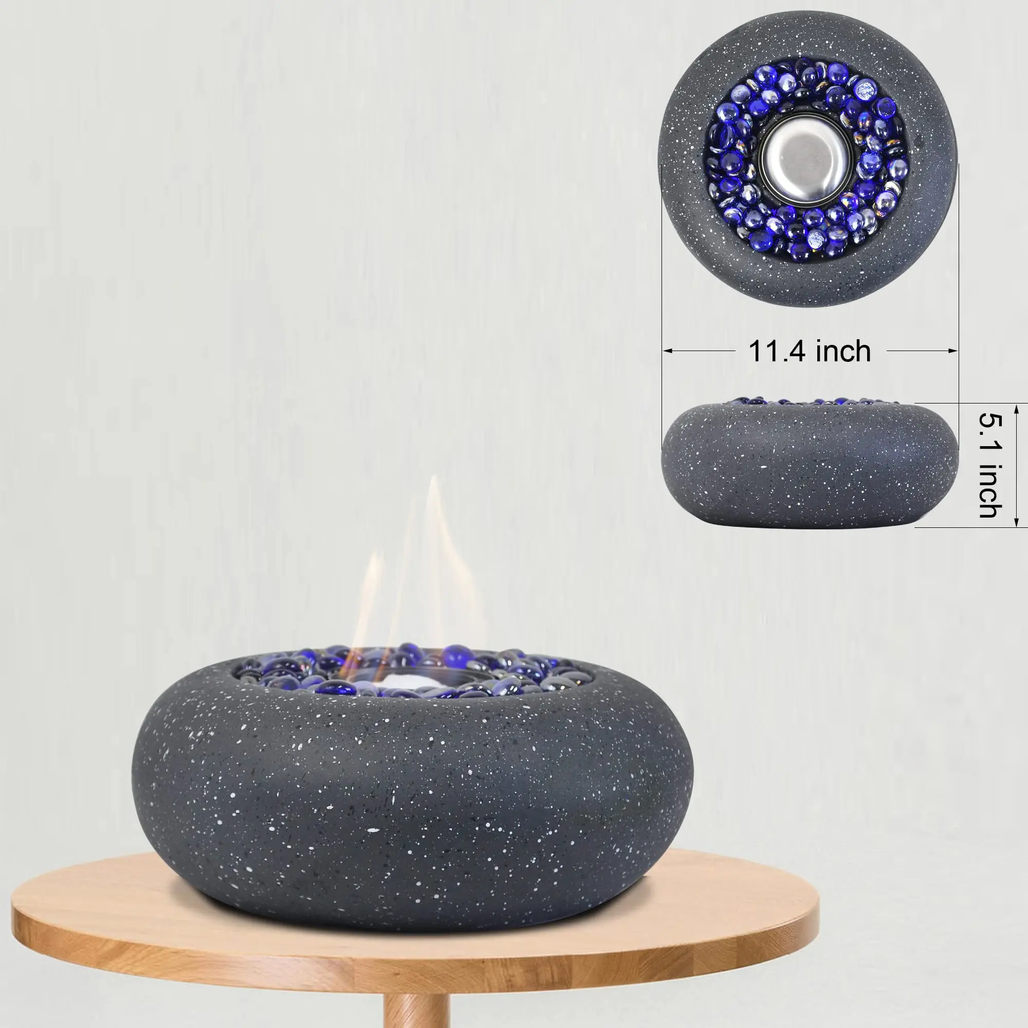 High Quality Tischkamin Portable Ethanol Fireplace table top fireplace tabletop fire pit Alcohol Bioethanol Fireplace