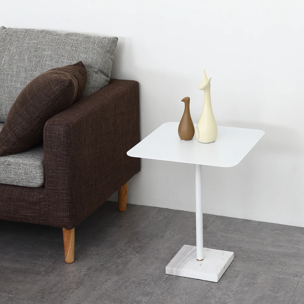 modern luxury Nordic Milk tea shop coffee room round coffee table for balcony