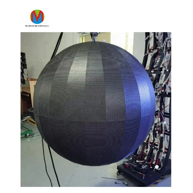 P1.5 P1.8 P2 P2.5 P3 P4 Indoor Outdoor Advertising Round Ball Module Spherical Flexible Sphere Led Display Screen
