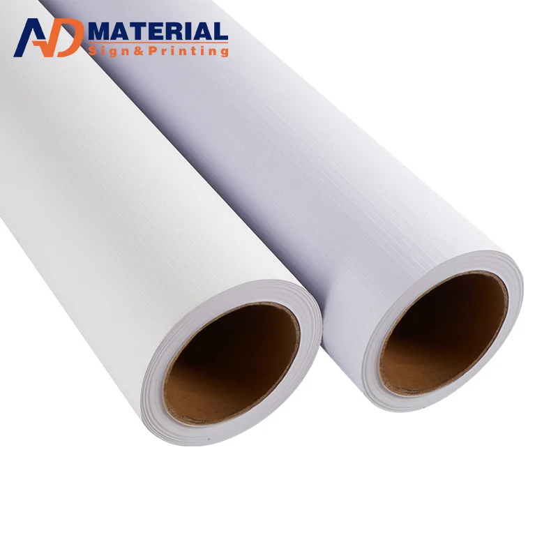 Cheap price outdoor advertisement 320gsm 300*500 18*12 cold frontlit flex banner material