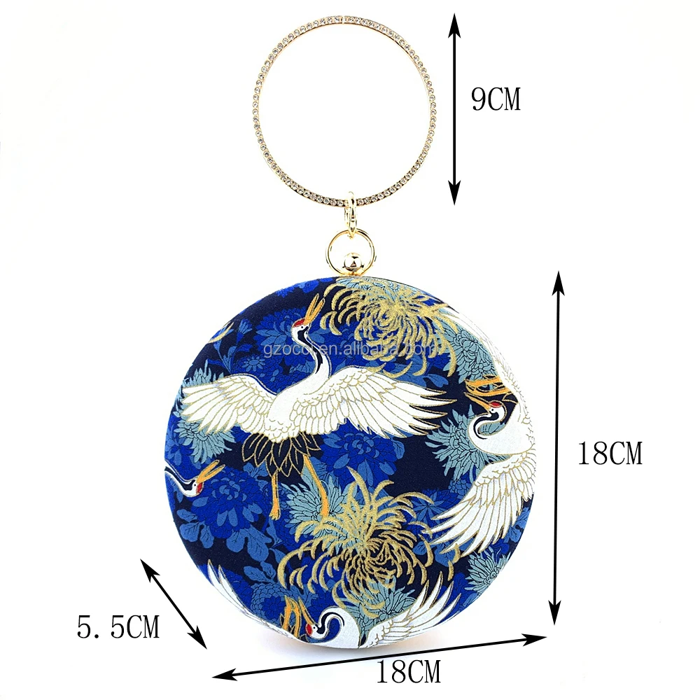 OC4405 Newest Designer Bag Round Shape Handle Evening Clutch Original Designer Bags