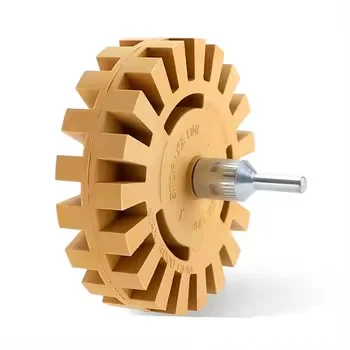 4-Inch Rubber Grinding Wheel Quick De-glue Abrasive Disc for Angle Grinder Die Grinder Adhesive Removal Polishing Wheel