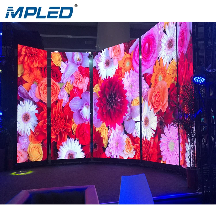  MPLED 2020 Новое поступление чисто черный SMD 10x12 футов 500x500 мм наружный p3.91 светодиодный