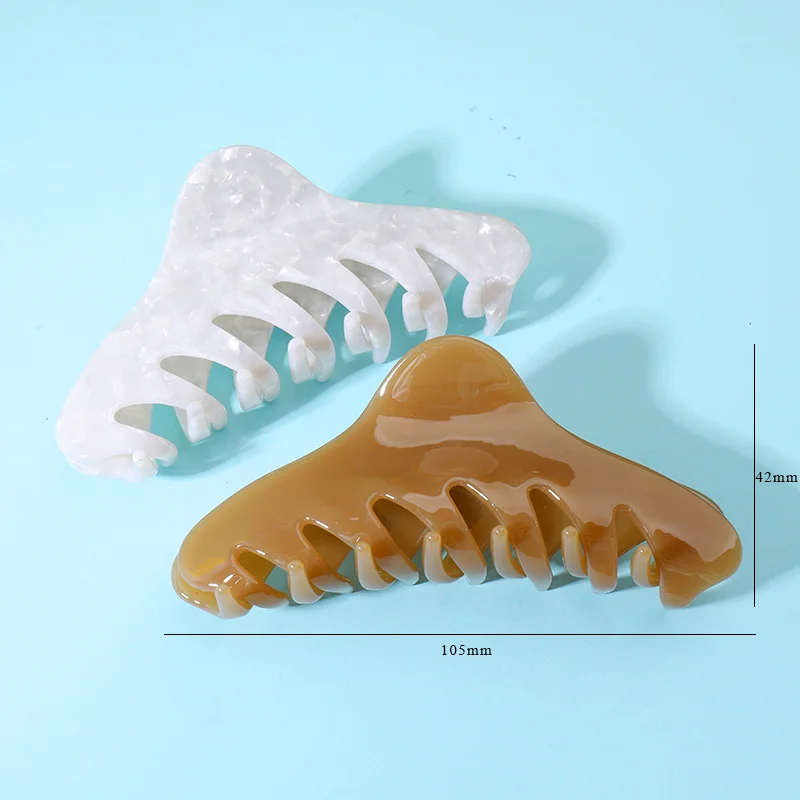 Midairy factory wholesale elegant acetate crab hair claw clips for girls ladies hair accessories 880022 110x45mm