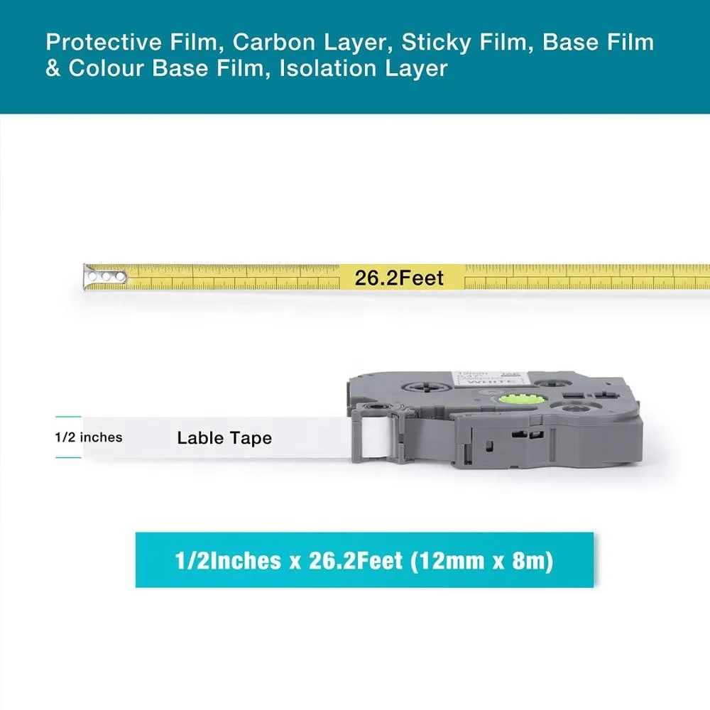  Этикетировщик клейкие Ленты Совместимость для Brother P-Touch PTD210 PTD200 PTH100 PTH110 PTD400VP PTD600