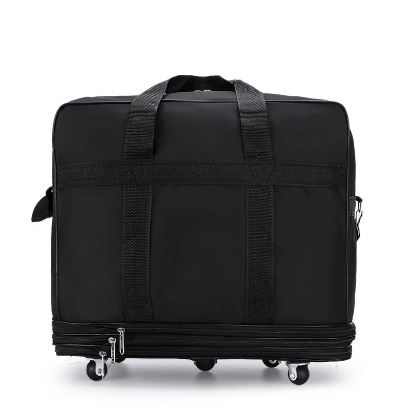 Lightweight Suitcase Large Capacity Luggage Expandable Foldable Luggage Suitcase Rolling Duffel Bag Travel Bag for Men Women