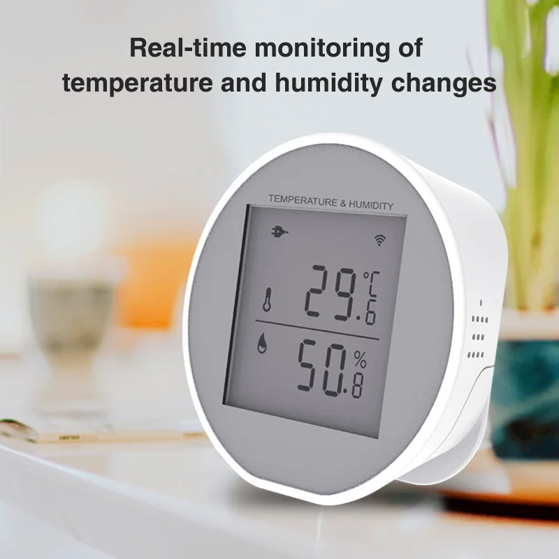 LCD Digital Thermometer Hygrometer Indoor Room Electronic Temperature Humidity Meter Sensor Gauge Weather Station For Home