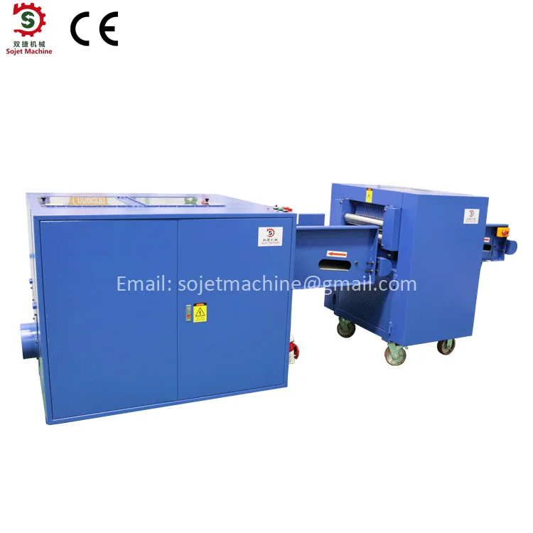 Pillow Bed Sleeping Pillow Filled Gel Memory Foam Waste Foam Crusher Sponge Shredding Machine Latex Foam Cutting Machines