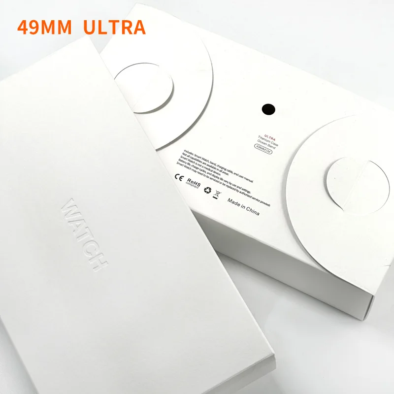 Original Smartwatch S8 ultra Sport Android Ios Smart Watch Rectangle Screen for Iphone Samsung Mobile Phone Silicone wristband