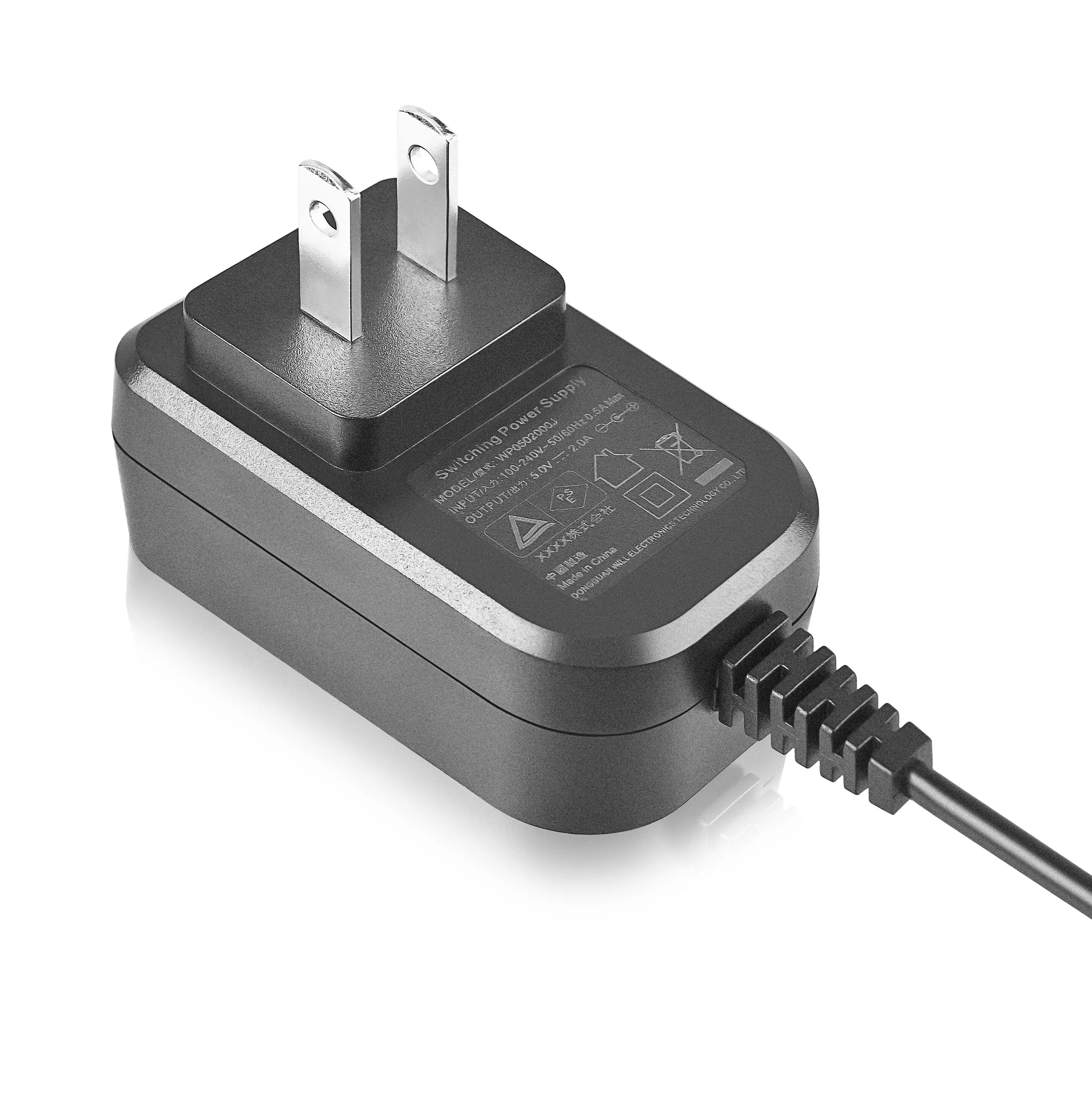 021 100 240v 18v ac adaptor 3.6v 3.7v 0.5a 1a US plug power adapter UL approval 5V 6V 0.6A 600ma 9v 1300ma ac wall adapter