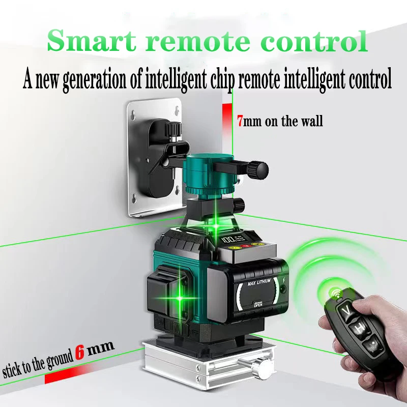 New digital 4d 16 line green 360 rotary laser level electronics type automatic