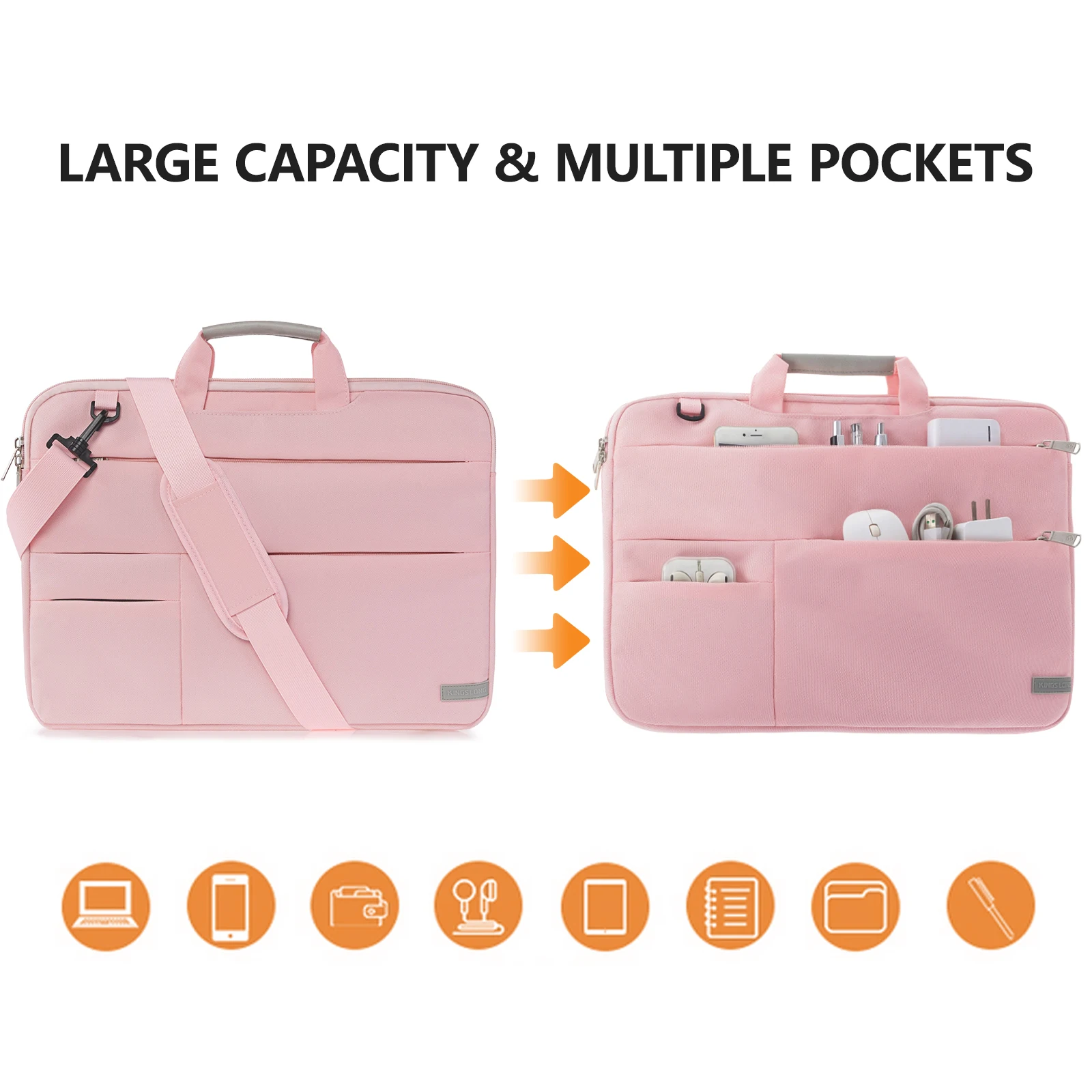 Waterproof 15.6 Inch Notebook Soft Case Cover Puffy Protective Carrying Bag Custom Logo Neoprene Laptop Sleeve