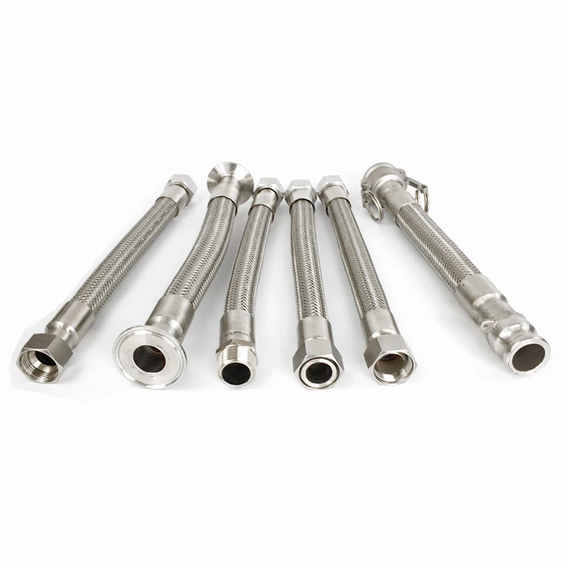 China Flexible Metal Hose Manufacturer Factory Supplier Stainless Steel Braided Flexible Hose Toilet Water Heater Fittings