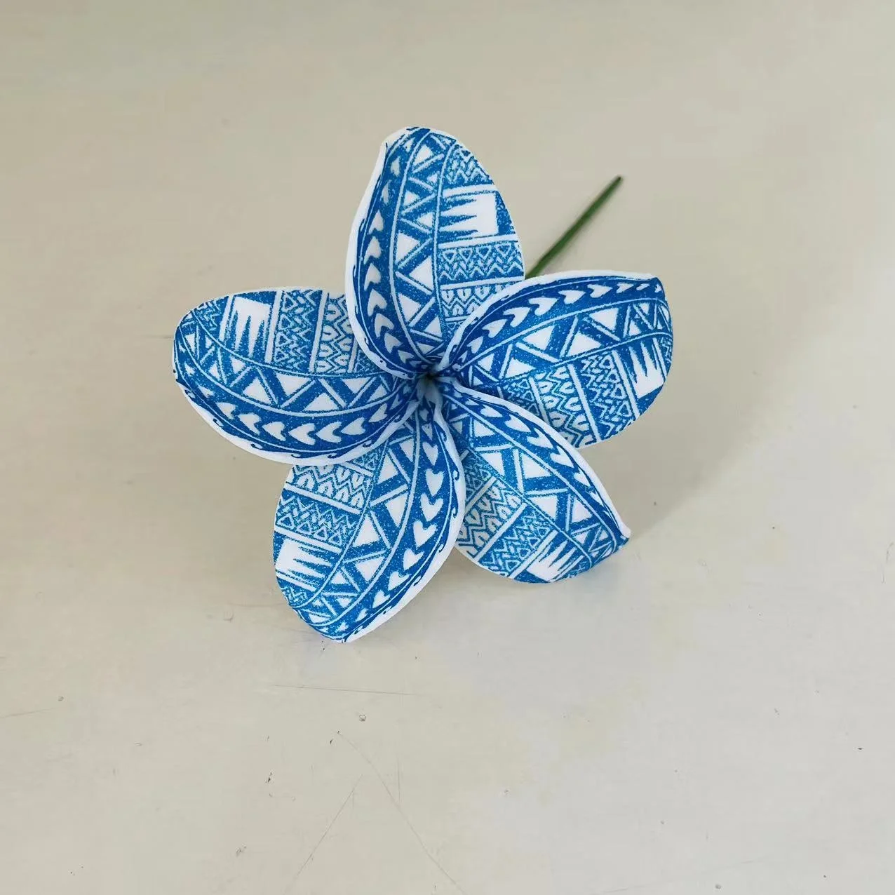 NEW Plumeria single stem ear Foam flower hair accessories  Artificial Island tiara frangipani hibiscus tiara accessories