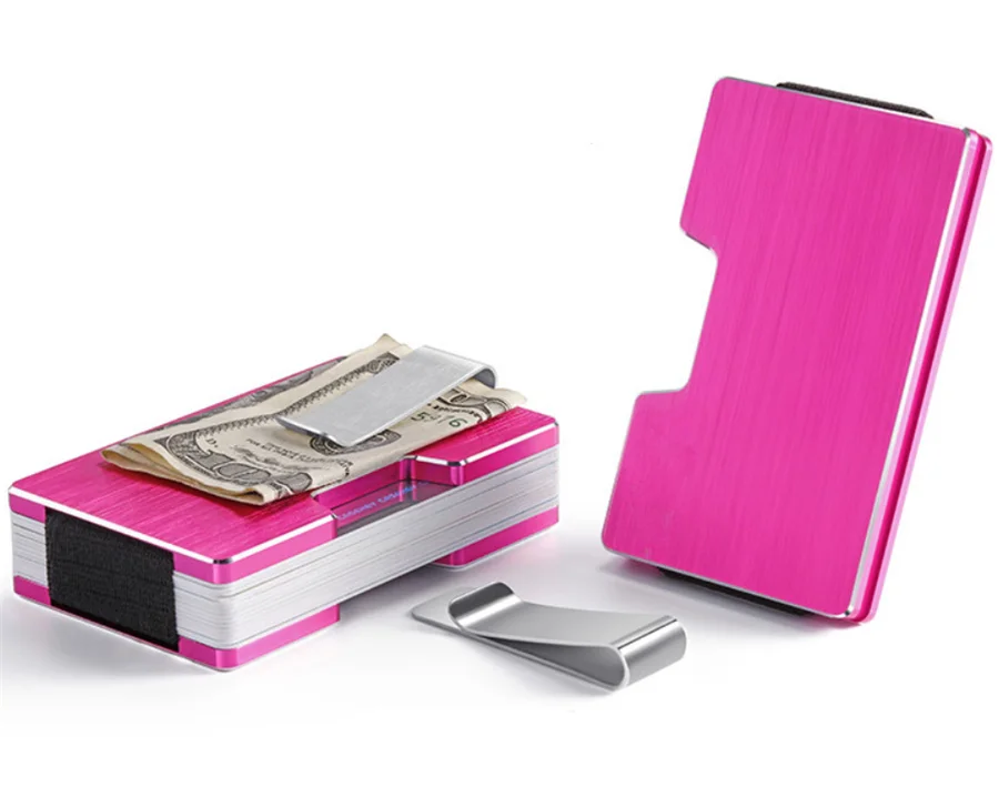 15 Card Capacity RFID Blocking Card Holder Space Grade Lightweight Aluminum Quick Card Access Storage Non Traditional Wallet