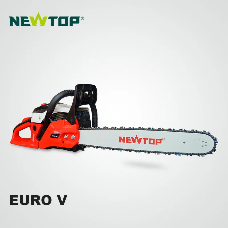 Professional Euro V 58cc gasoline chainsaw Low-carbon petrol chainsaw for sale