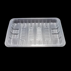 Customized Disposable PP Tray Plastic Frozen Food Tray Packaging